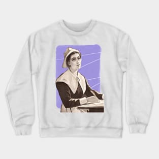 American Poet Anne Bradstreet illustration Crewneck Sweatshirt